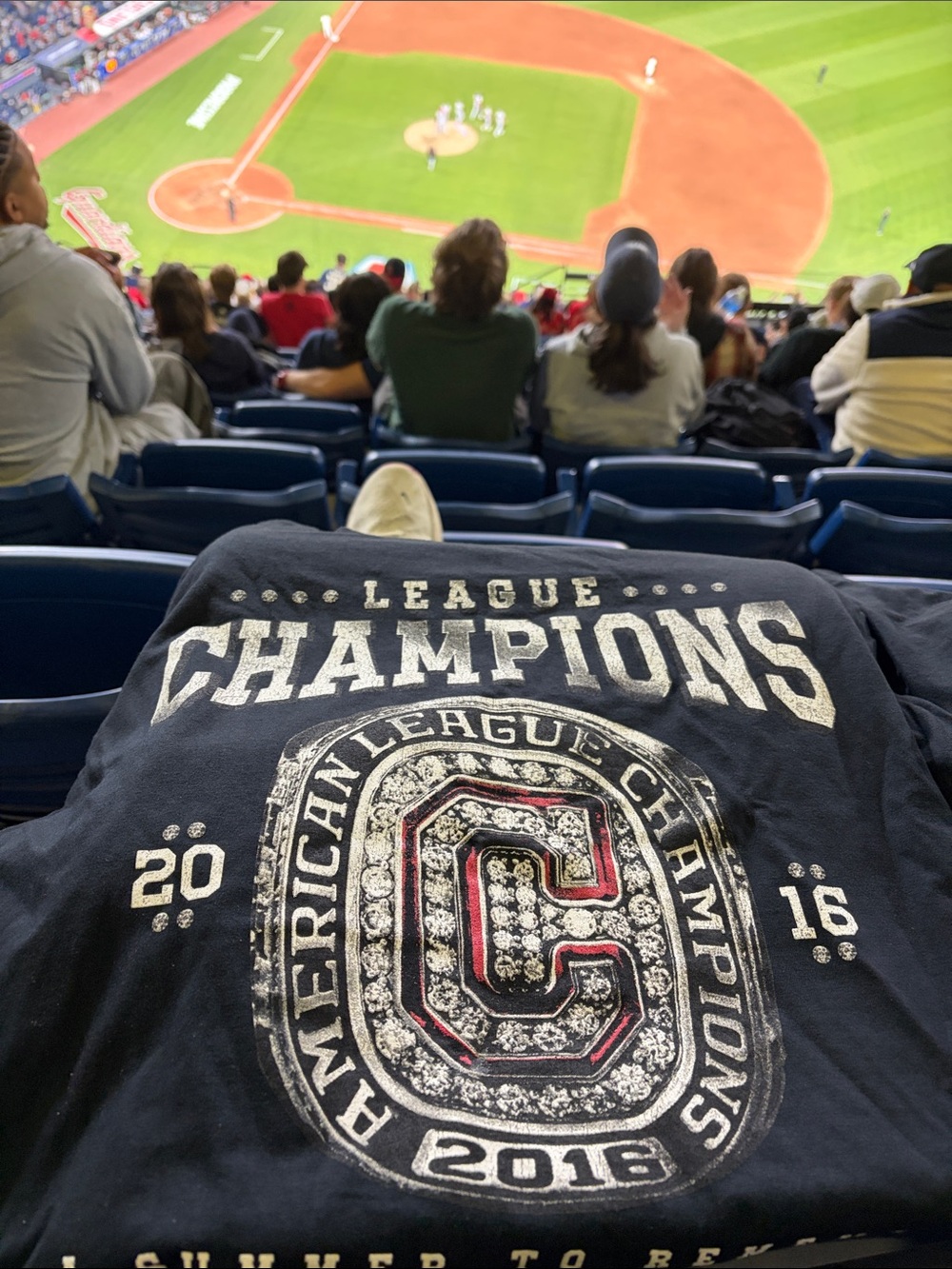 Gildan Navy Cleveland 'League Champions' Graphic Tee